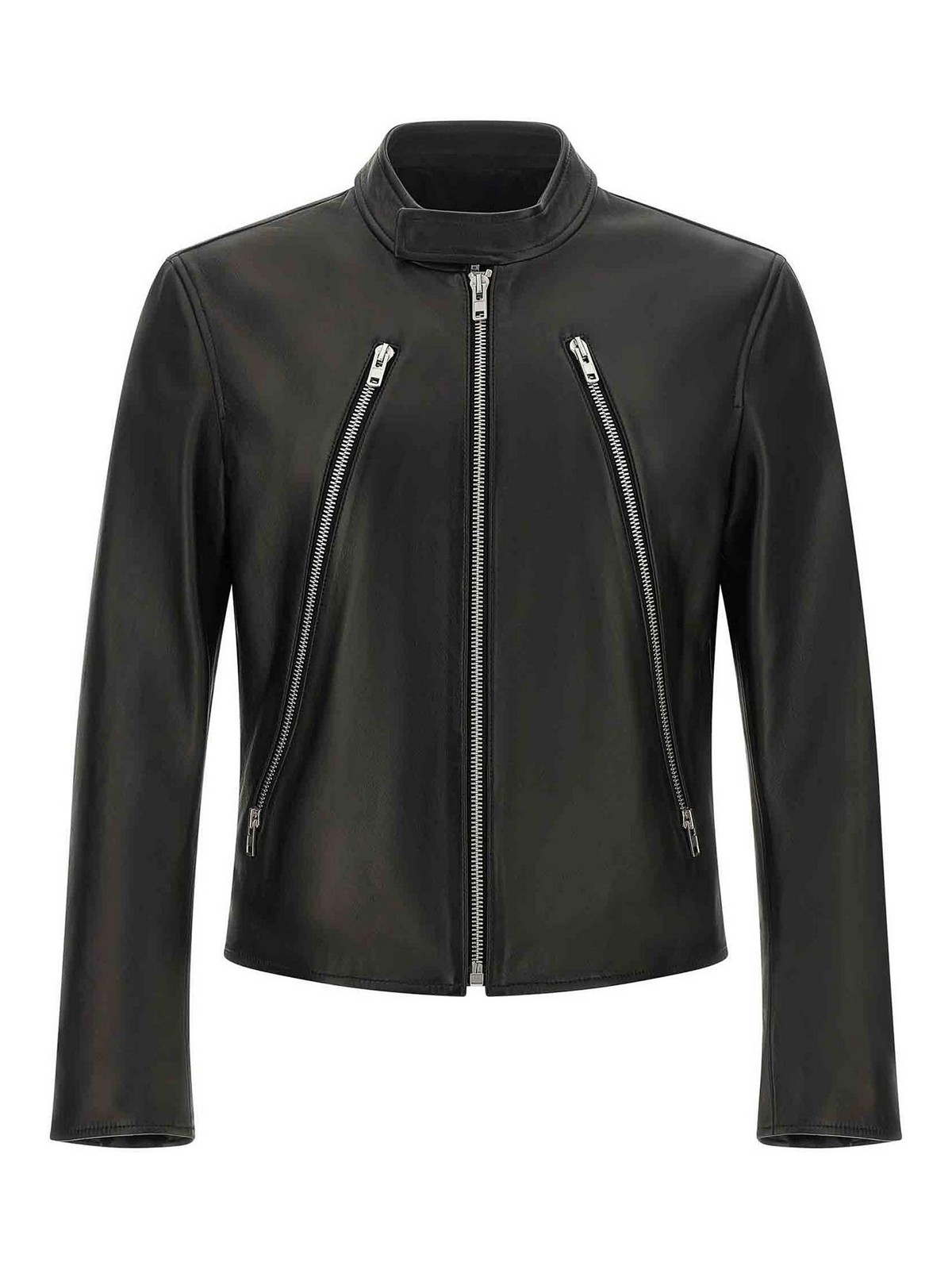 Maison Margiela Blouson En Cuir - Noir