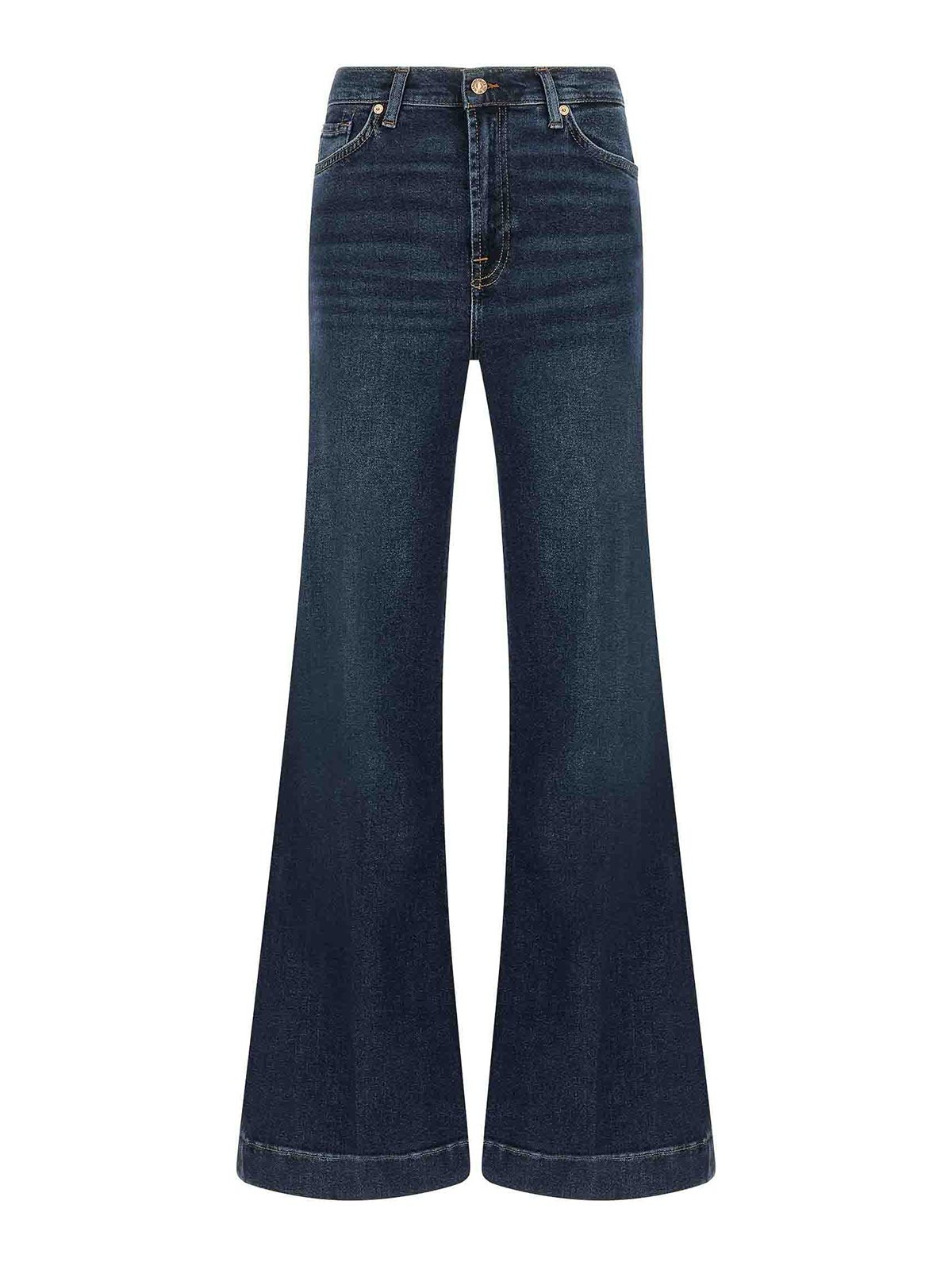 7 For All Mankind Jean Évasé - Bleu