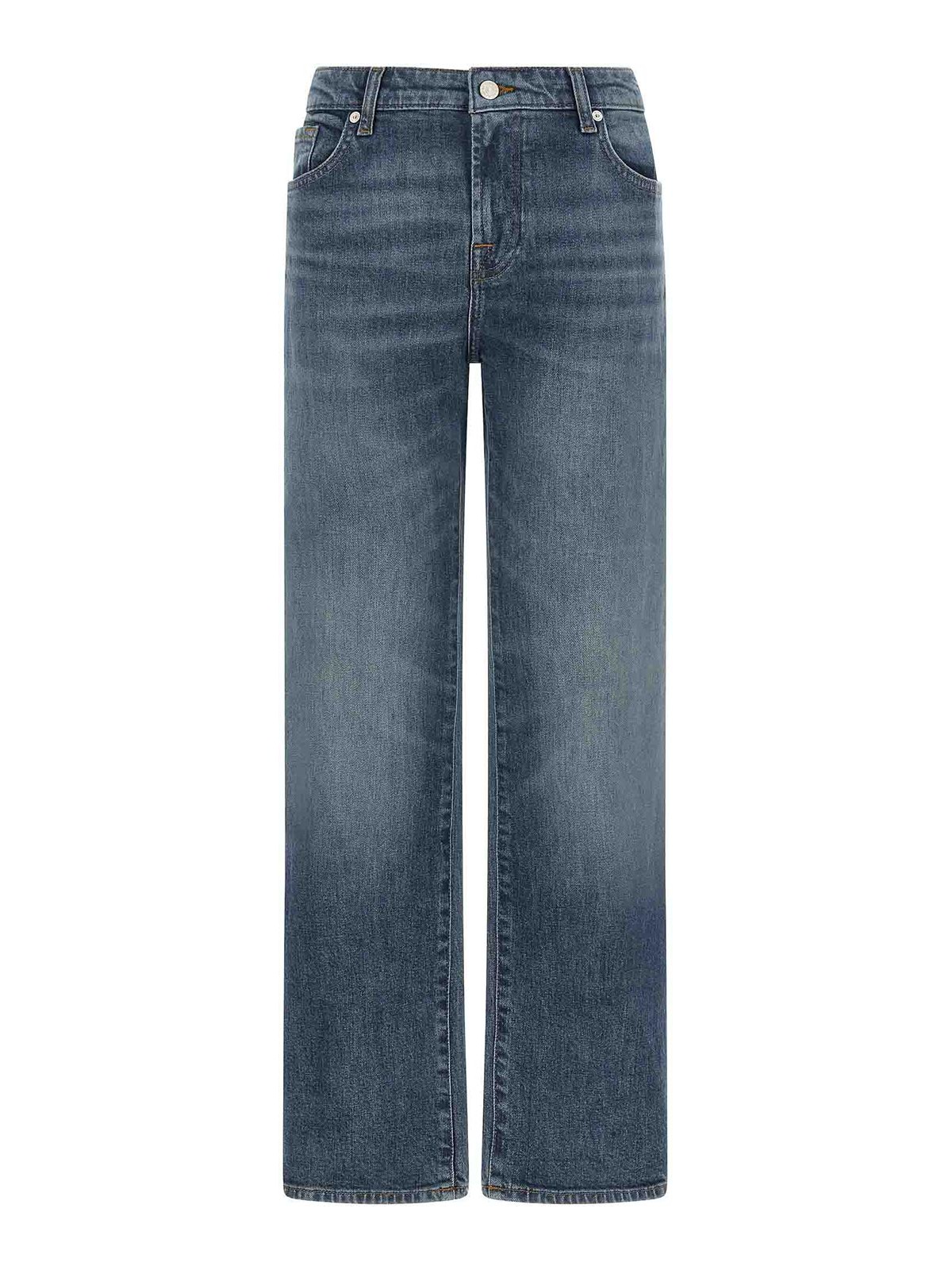 7 For All Mankind Jean Droit - Bleu