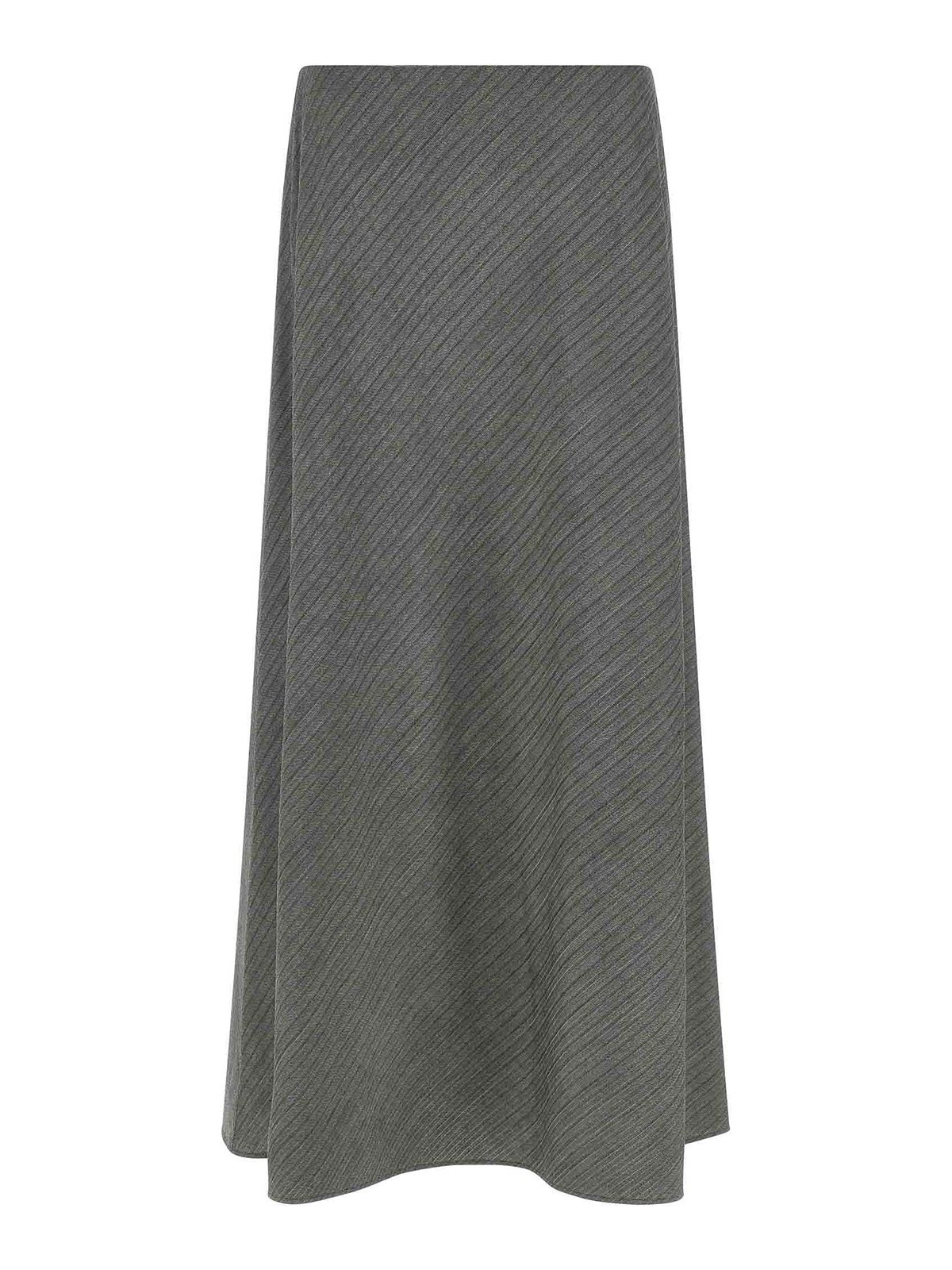 Alberta Ferretti Jupe Midi - Gris