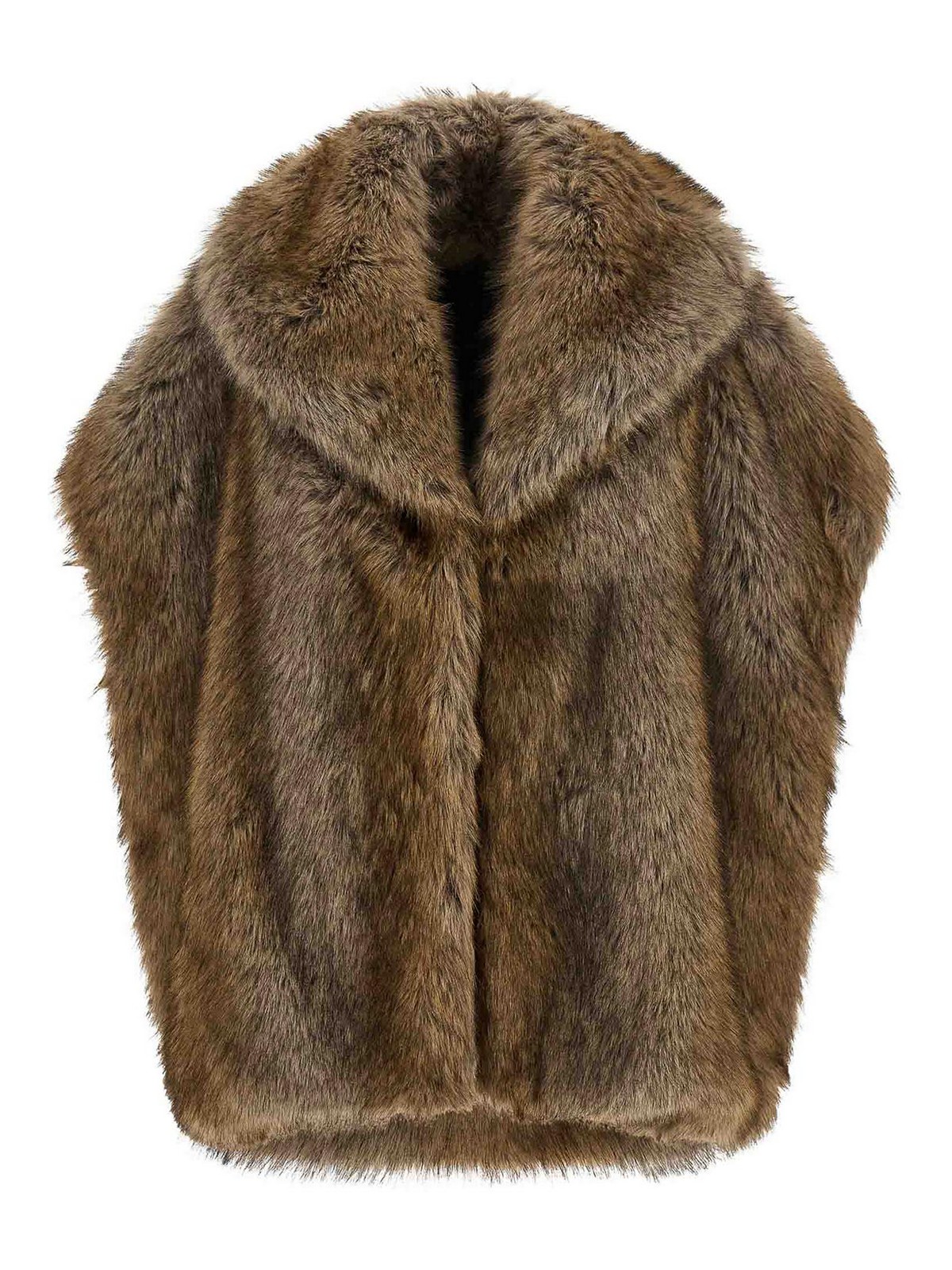 B & B Couture Gilet - Marron