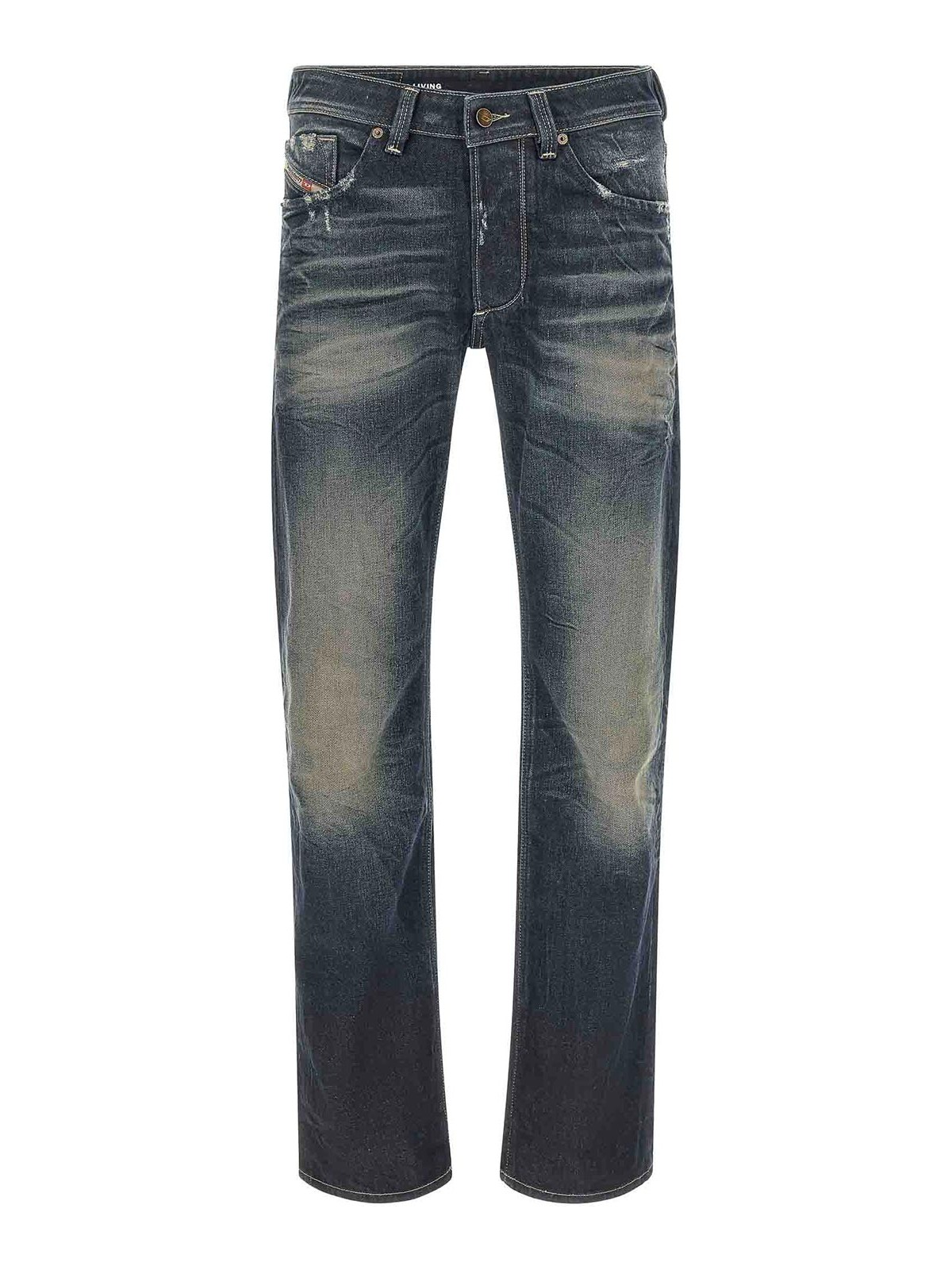 Diesel Jean Droit - Bleu