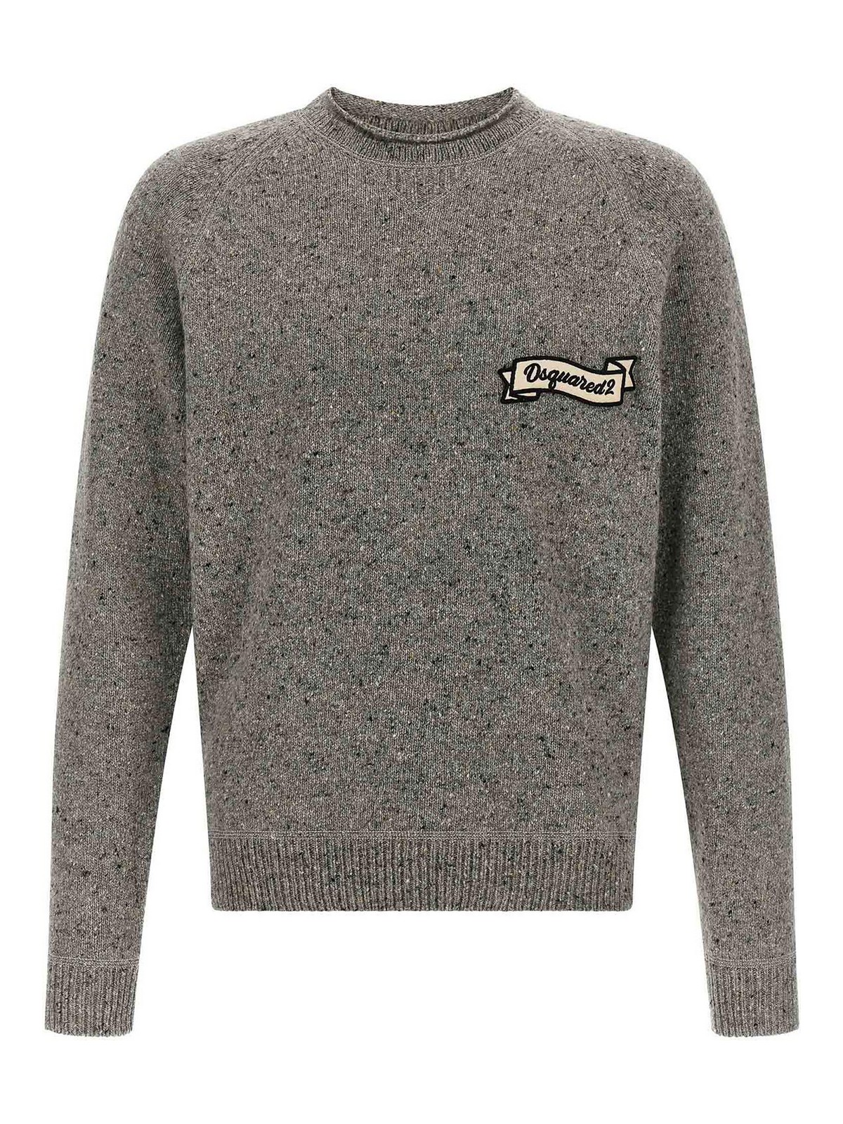 Dsquared2 Pull Col Rond - Gris