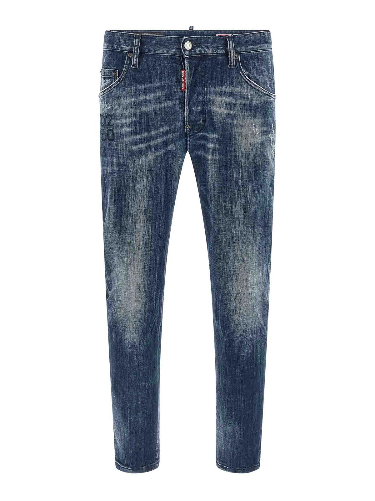 Dsquared2 Jean Droit - Bleu