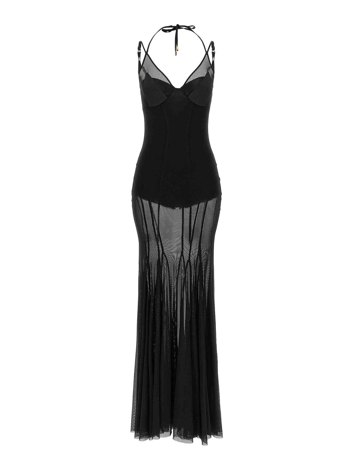Elisabetta Franchi Robe Au Genou - Noir