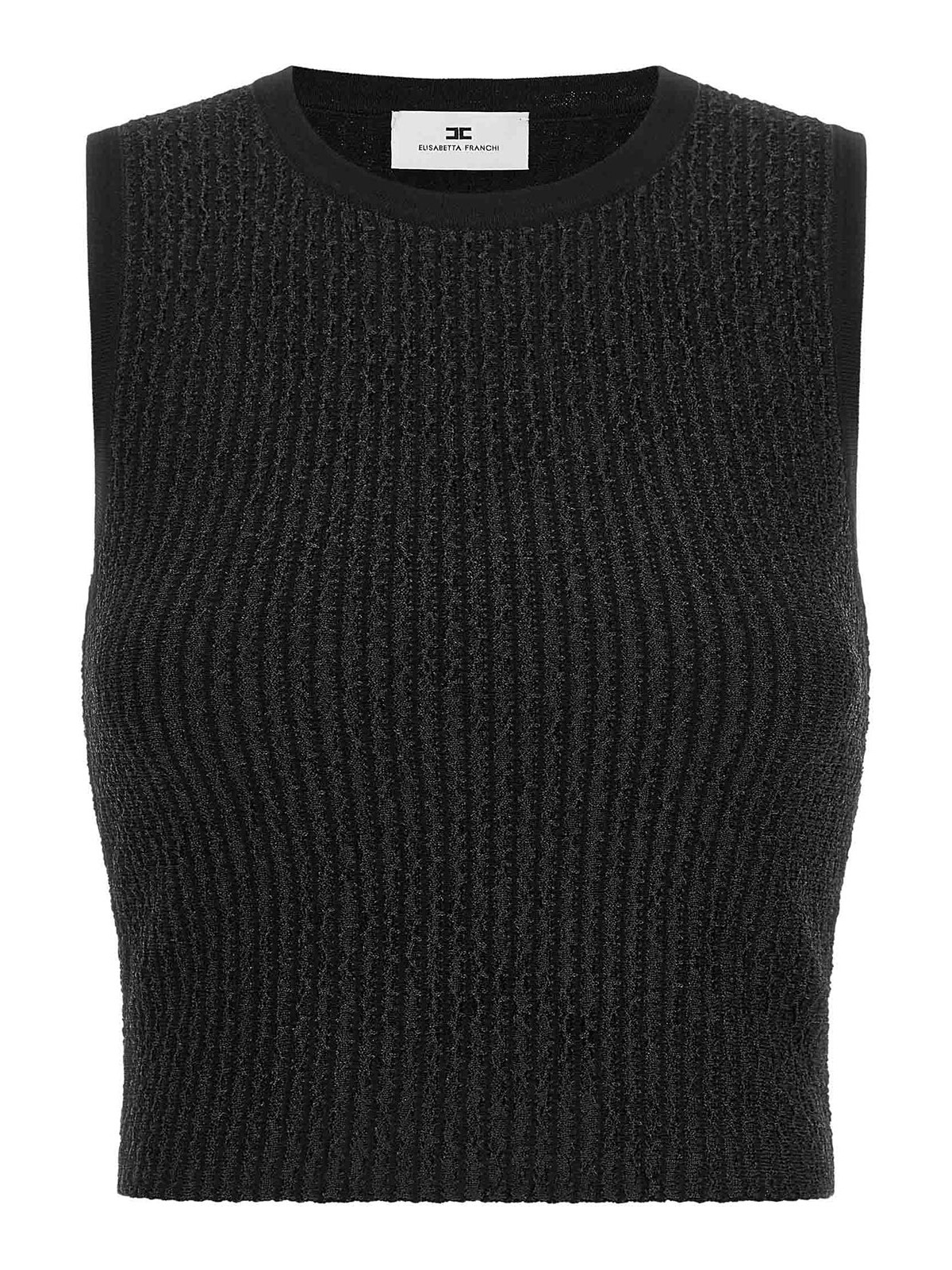 Elisabetta Franchi Top - Noir