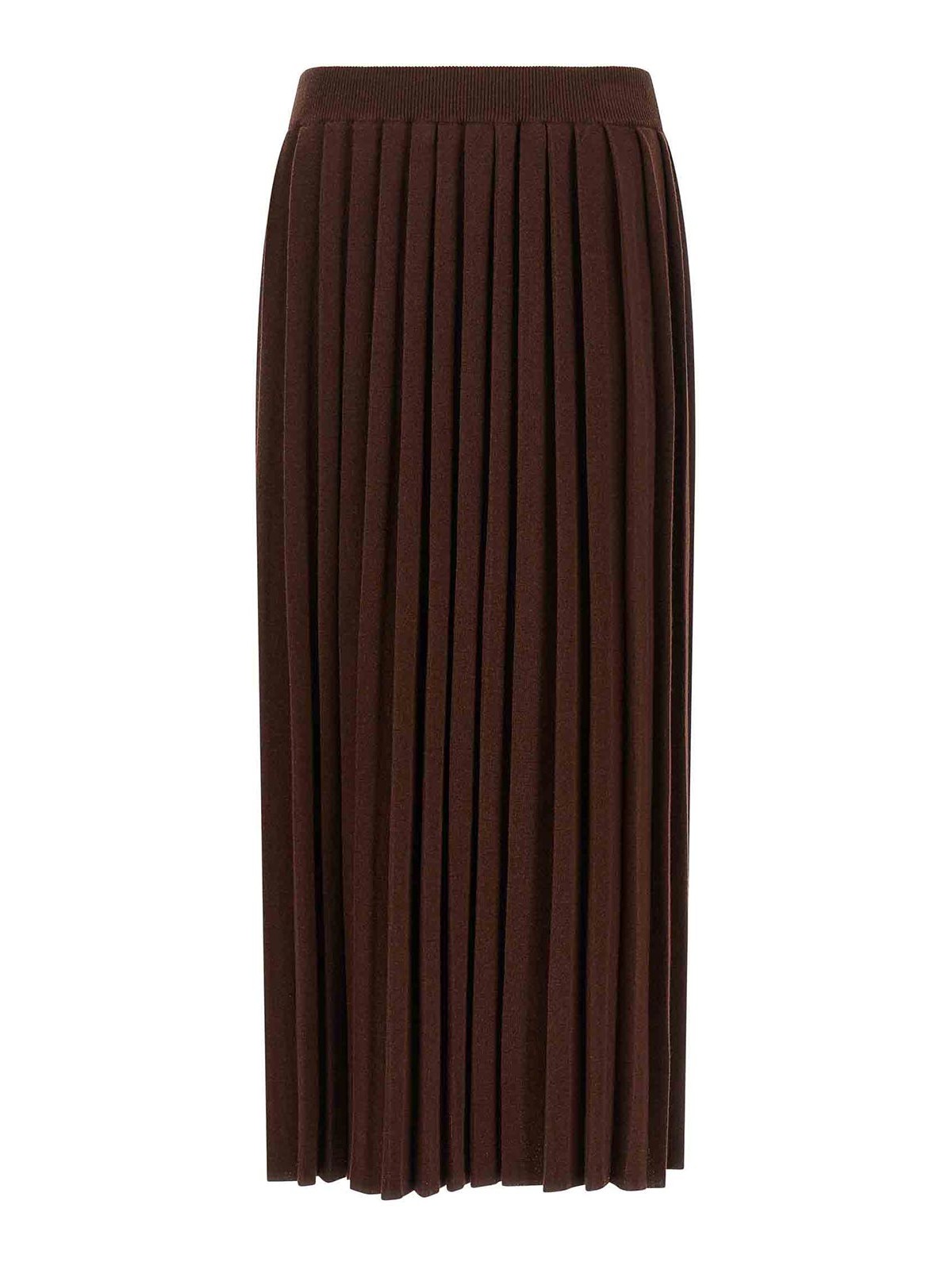 Fabiana Filippi Jupe Midi - Marron