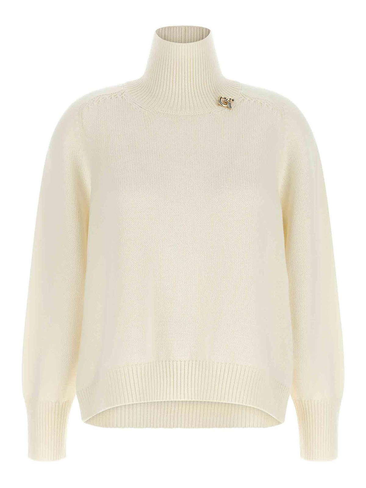 Fabiana Filippi Pull Col Rond - Blanc