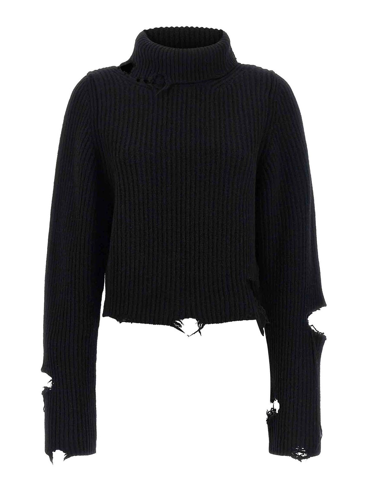 Haikure Pull Col Rond - Noir