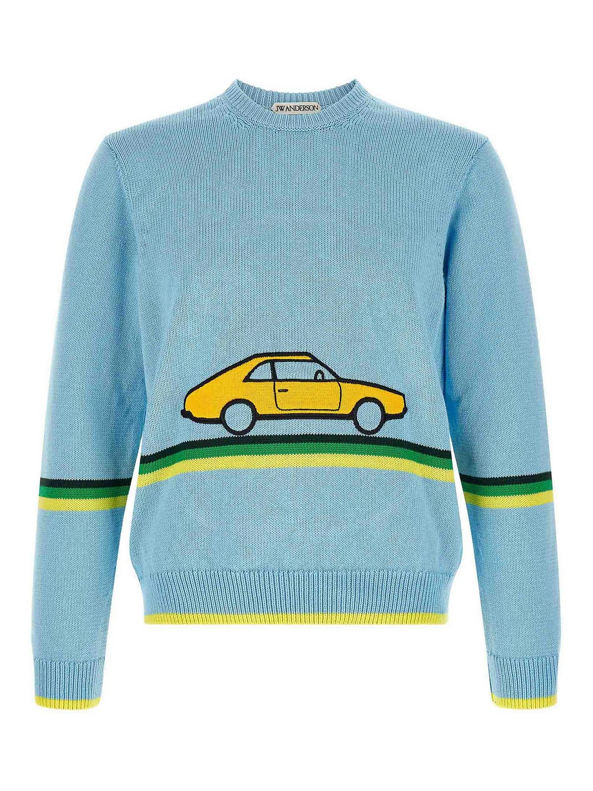 J. W. Anderson Pull Col Rond - Bleu Clair