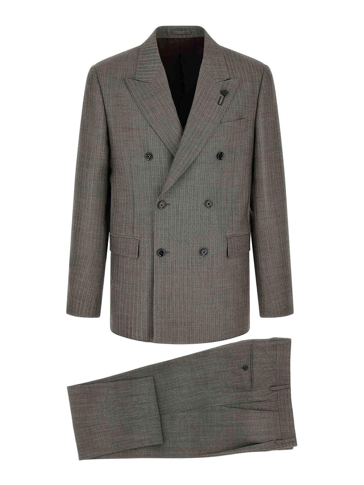 Lardini Robe Au Genou - Gris