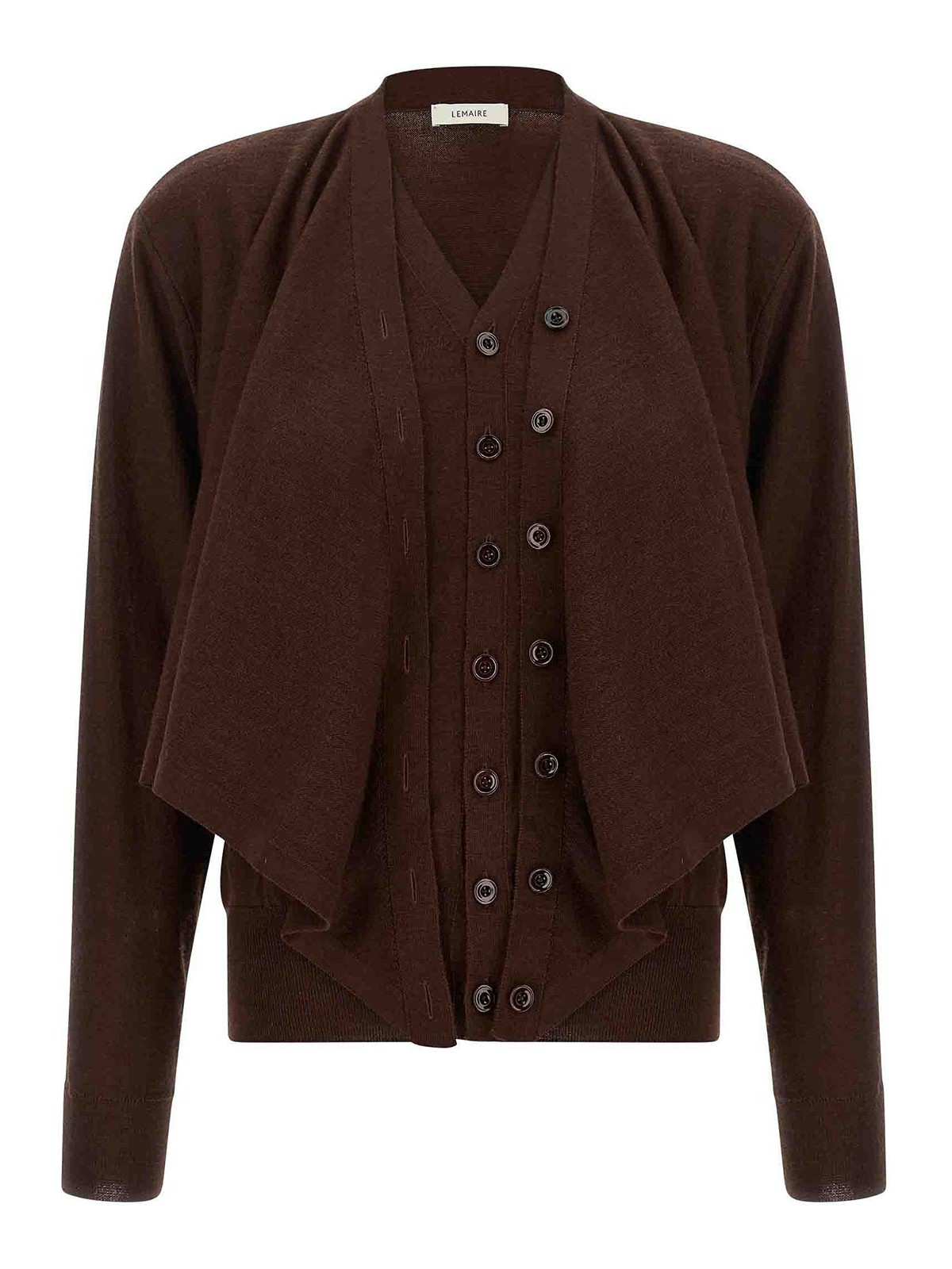 Lemaire Cardigan - Rouge Brun