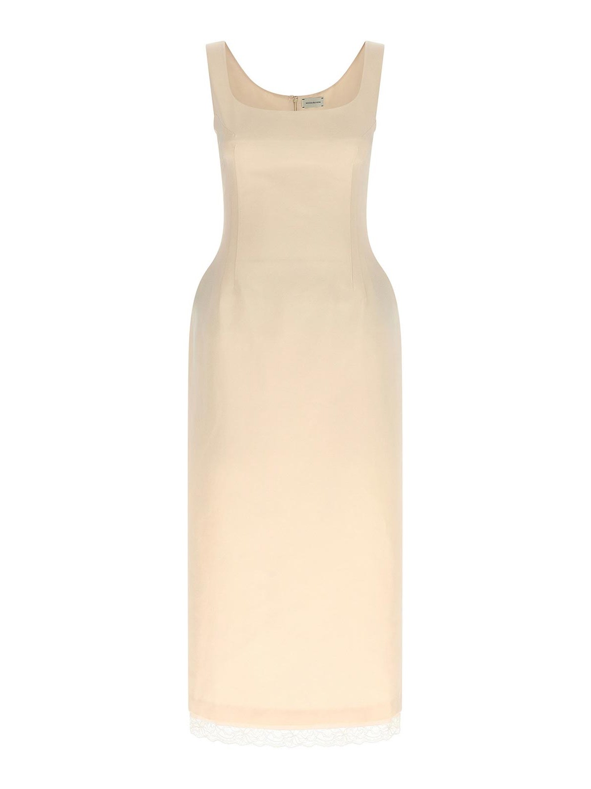 Magda Butrym Robe Au Genou - Beige