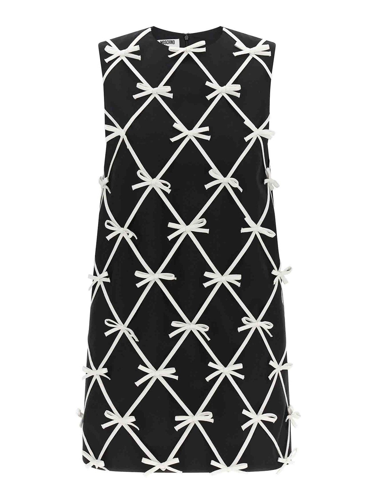 Moschino Robe Au Genou - Blanc