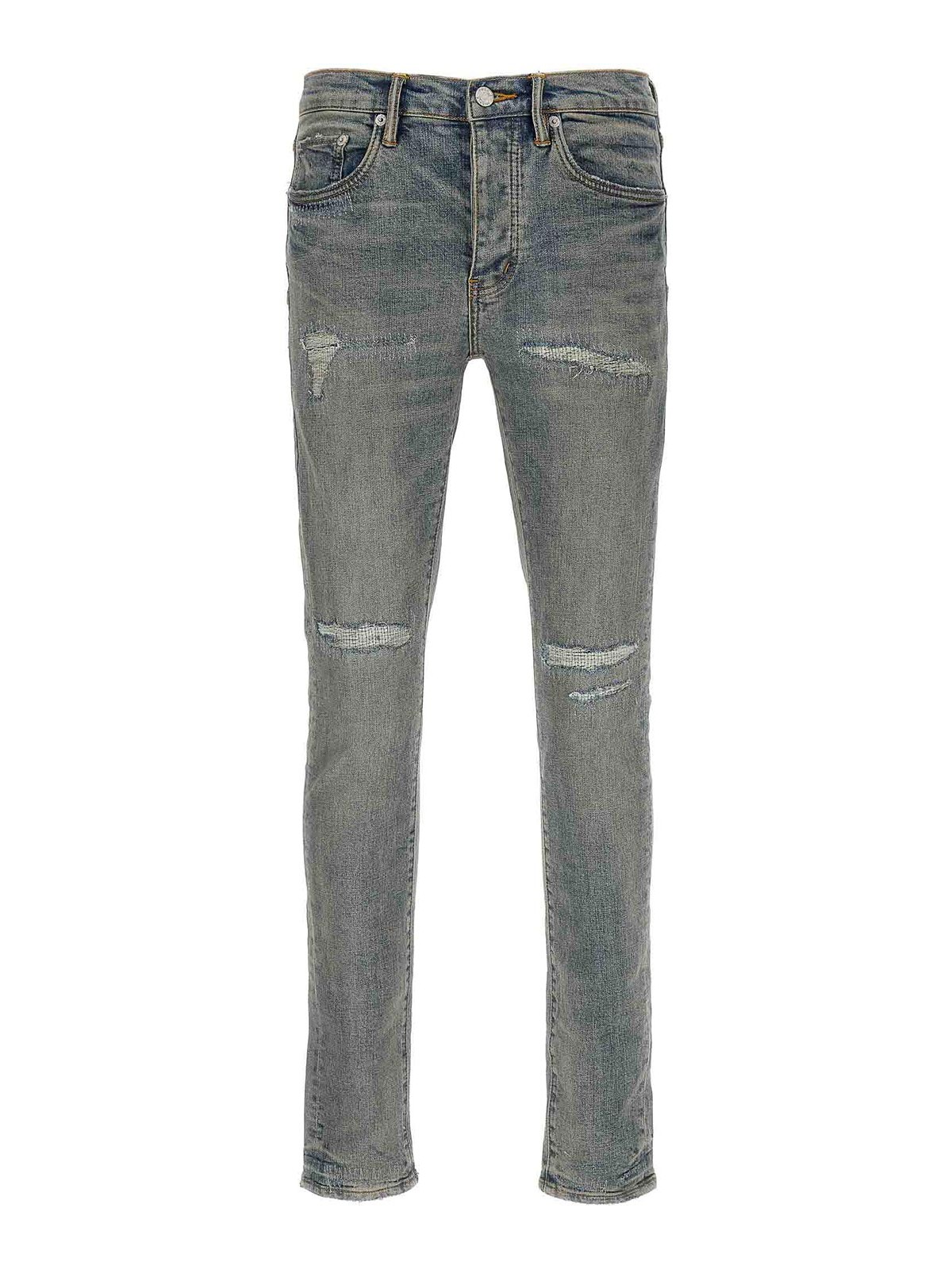 Purple Brand Jean Droit - Bleu