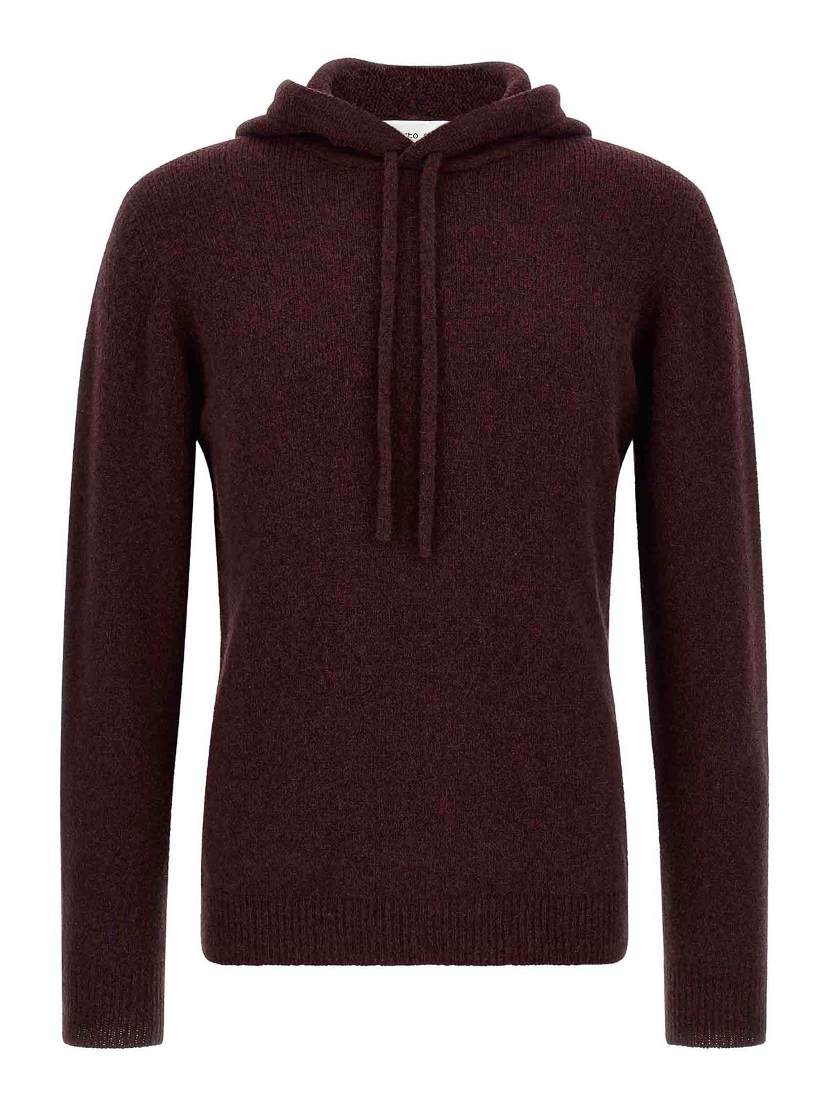 Roberto Collina Pull Col Rond - Rouge Brun