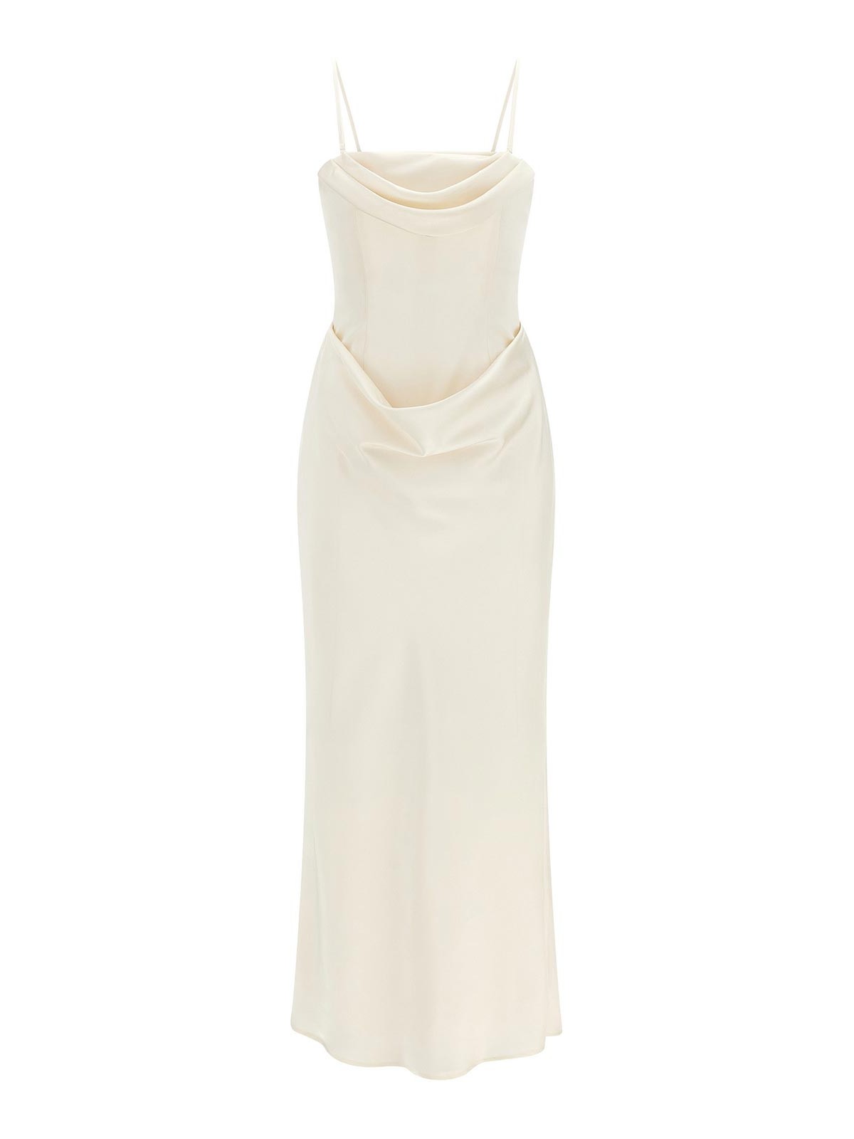 Rotate Birger Christensen Maxi Robe - Blanc
