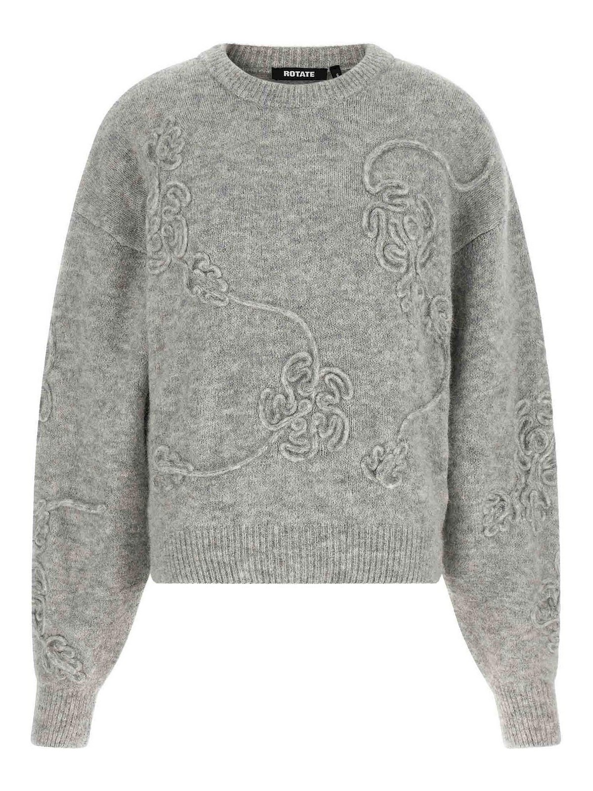 Rotate Birger Christensen Pull Col Rond - Gris