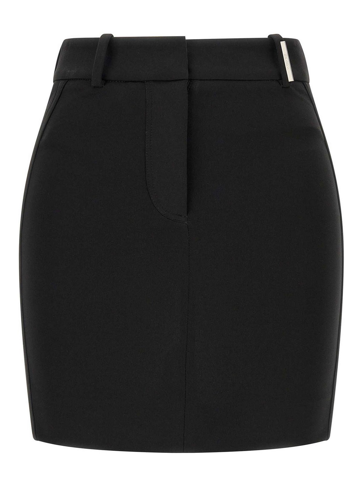 The Attico Jupe Midi - Noir