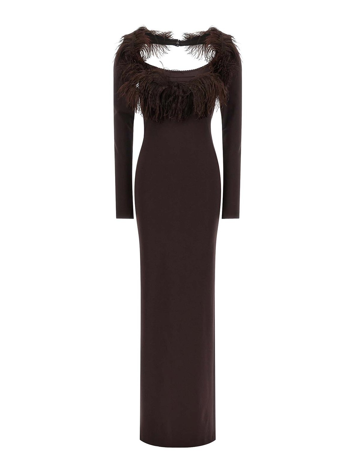 The Attico Robe De Soirée - Marron