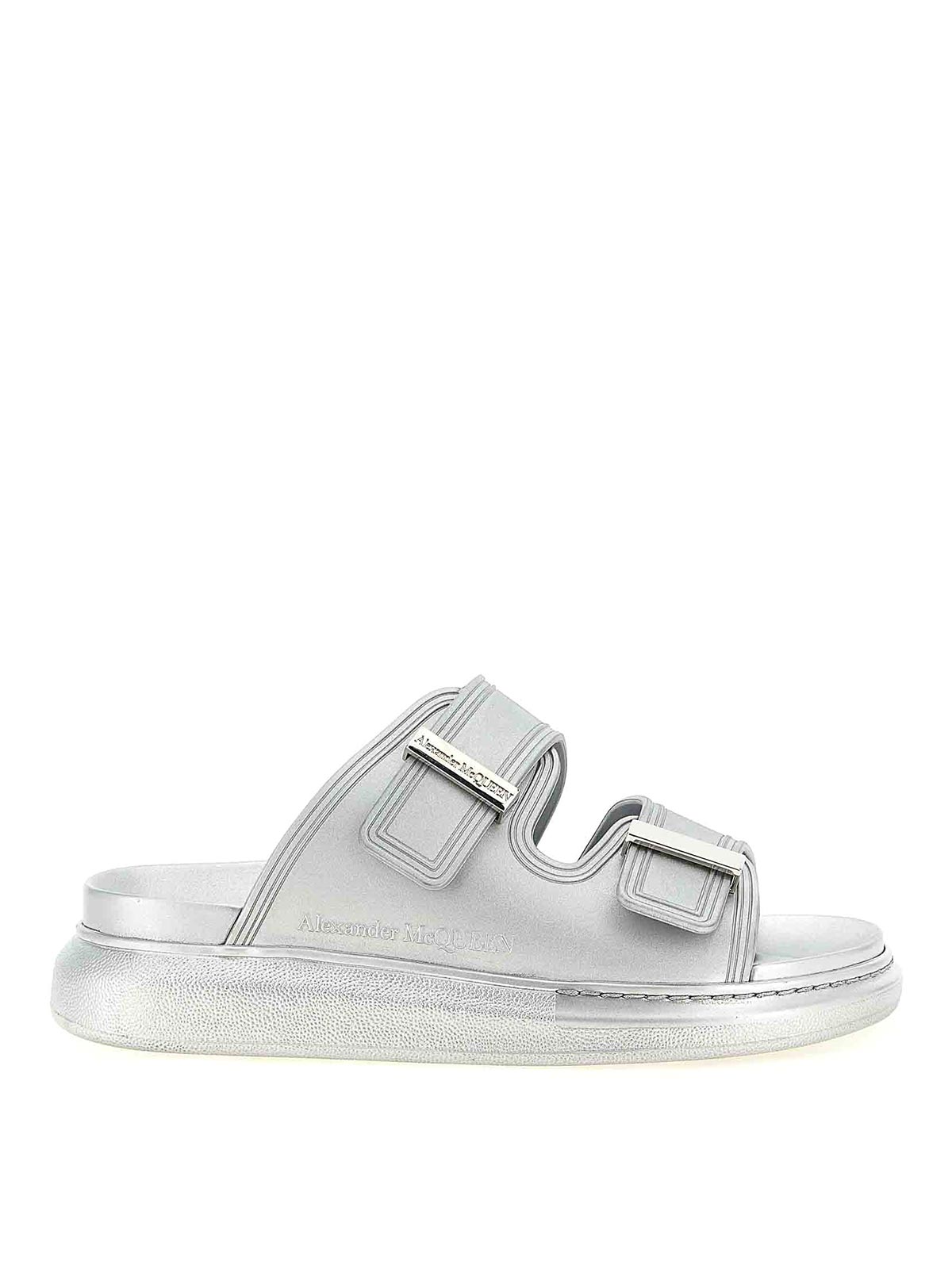 Alexander Mcqueen Sandales - Argent