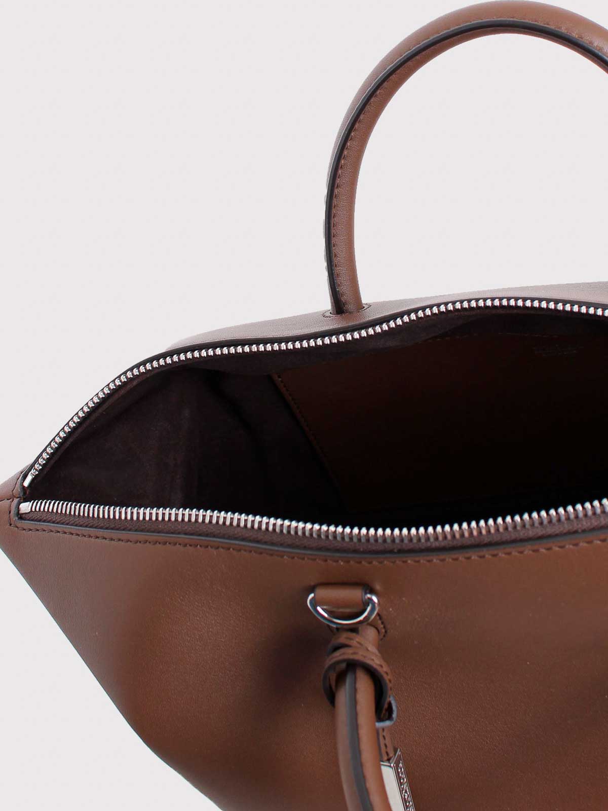 Max Mara Medium Holdallm Top Case Hand Bag In Brown
