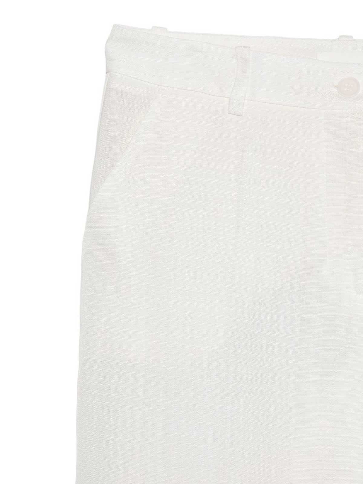 P.a.r.o.s.h Flared Trousers In White