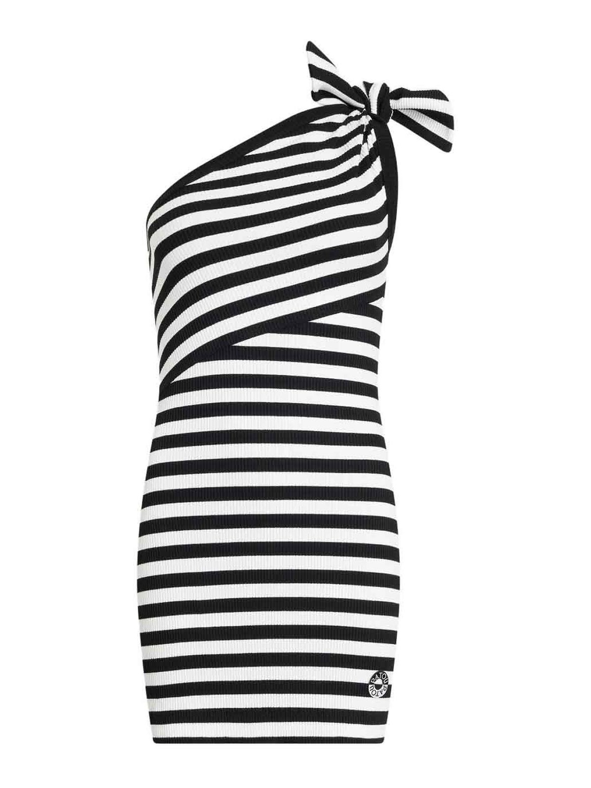Patou One-shoulder Mini Dress In White