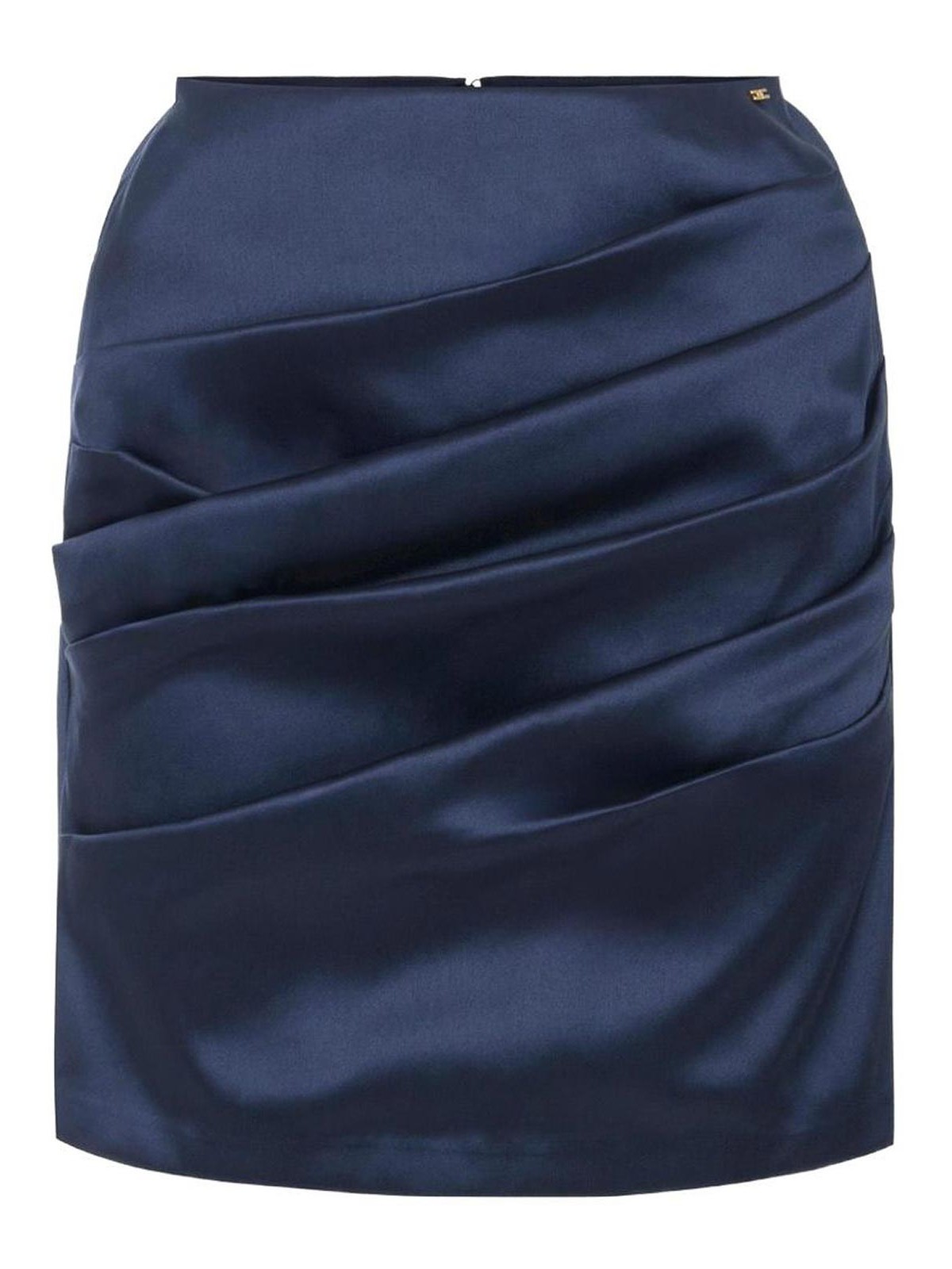 Elisabetta Franchi Mini Jupe - Bleu Foncé