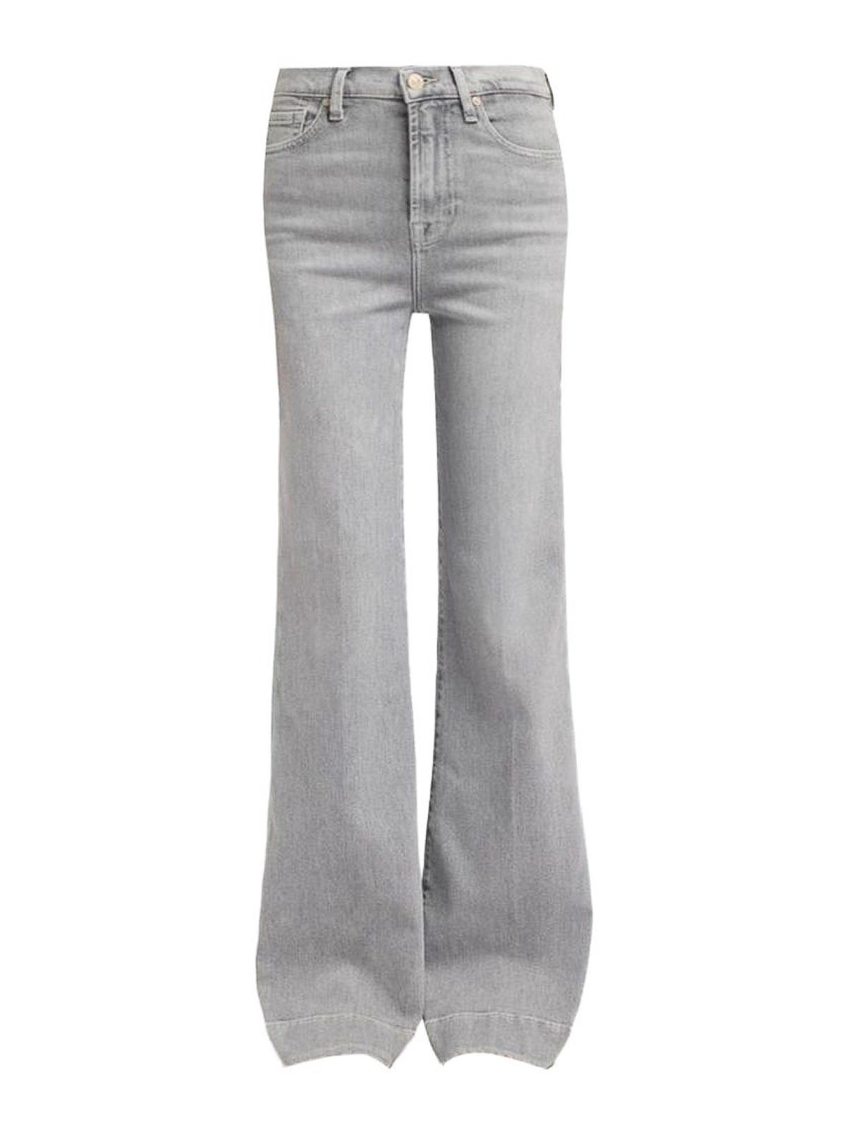 7 For All Mankind Jean Évasé - Gris