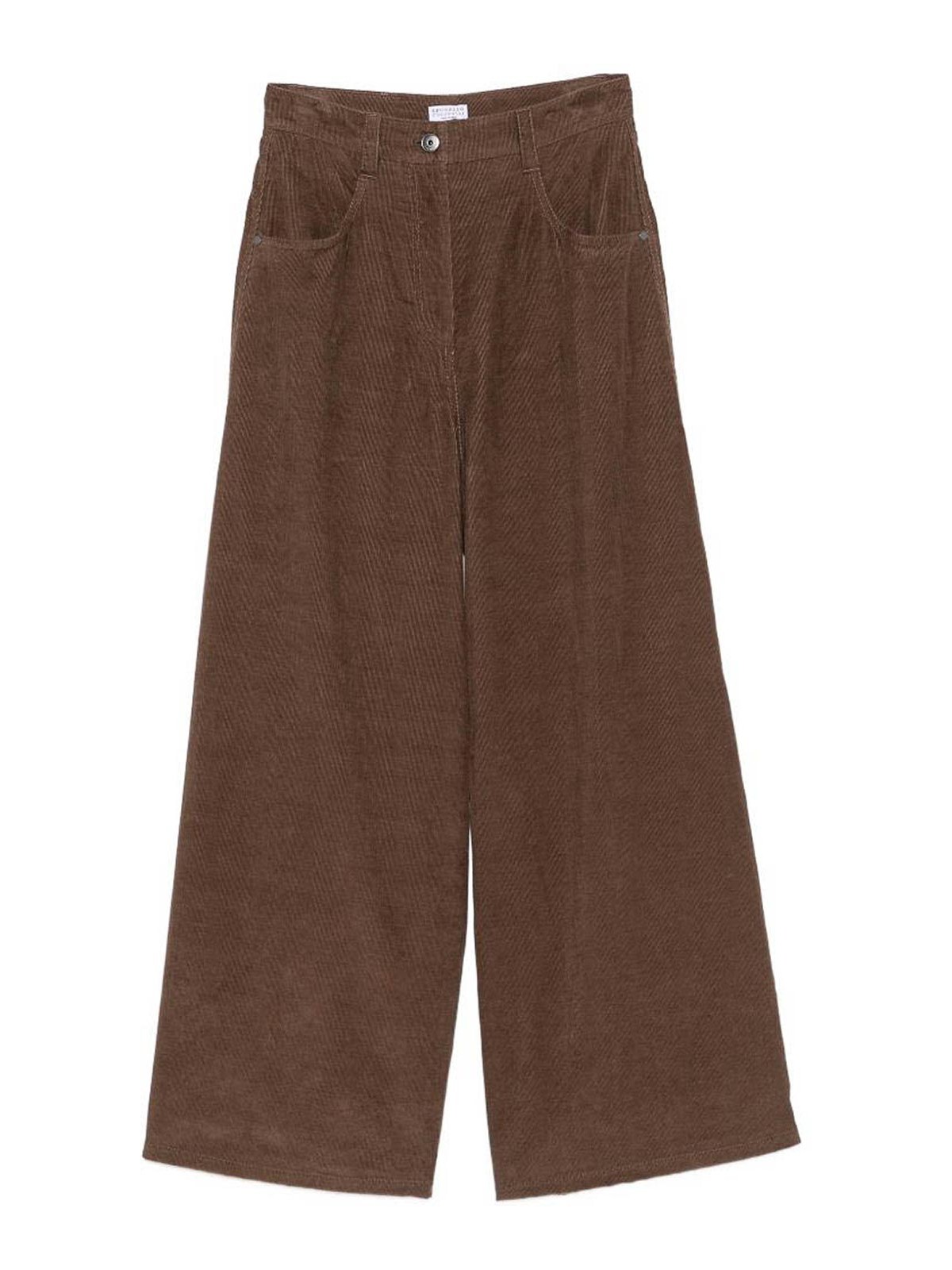 Brunello Cucinelli Jean Évasé - Marron