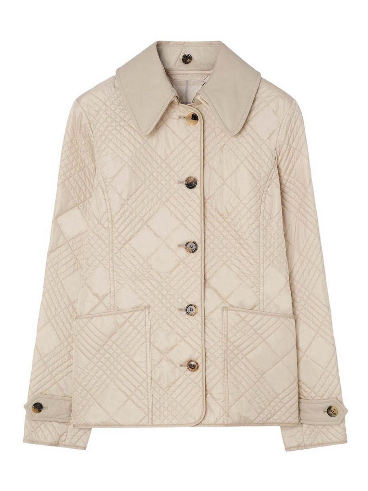 Burberry Veste Casual - Crème