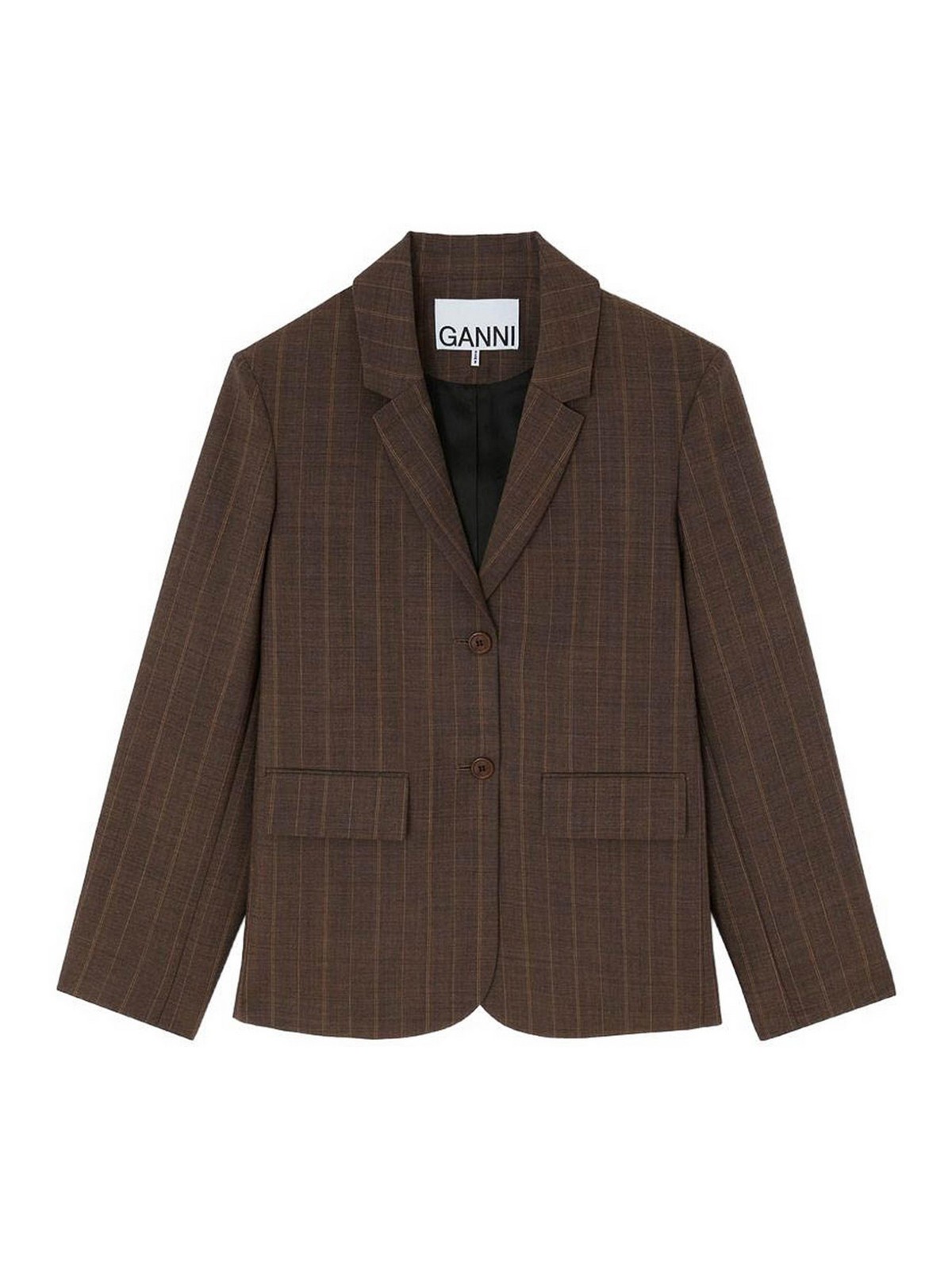 Ganni Blazer - Marron Foncé