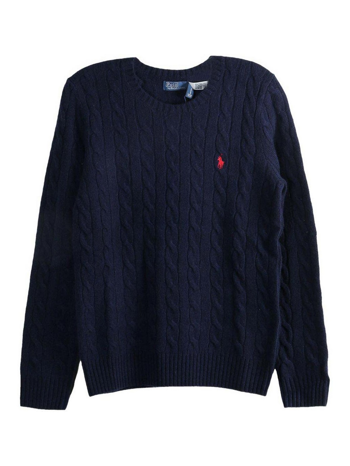 Polo Ralph Lauren Pull Col Rond - Bleu Foncé