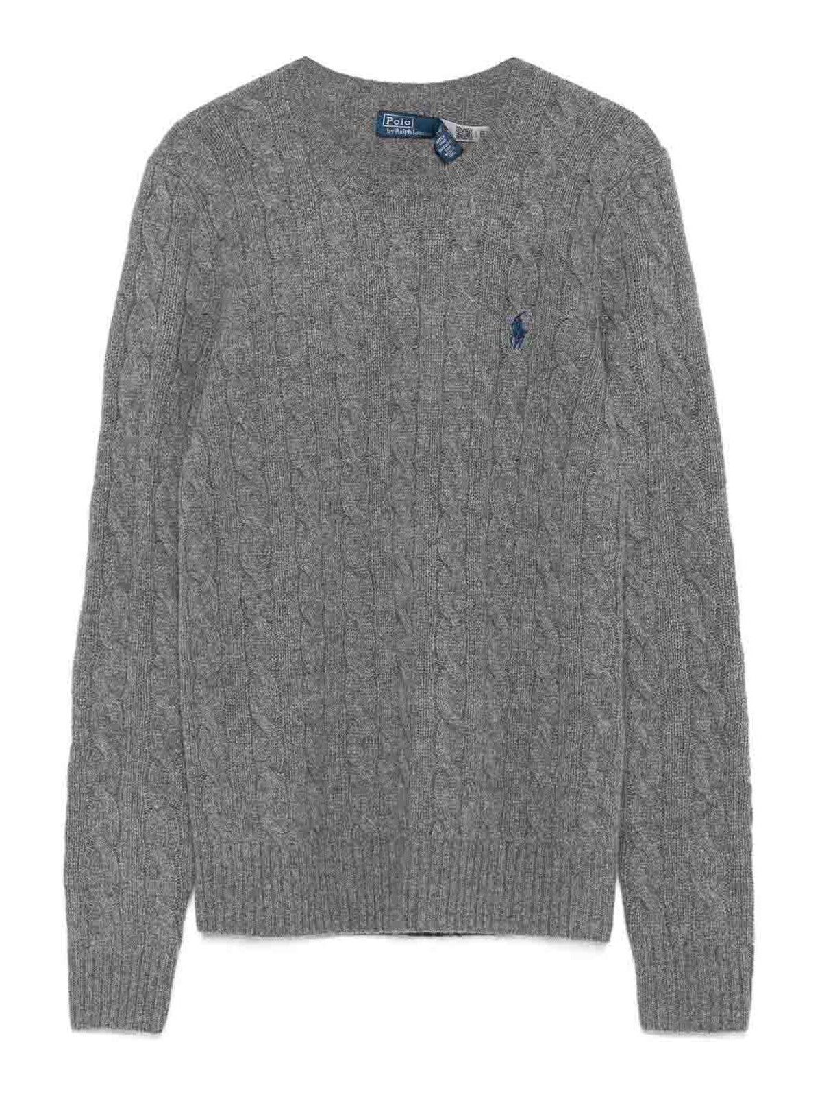 Polo Ralph Lauren Pull Col Rond - Gris