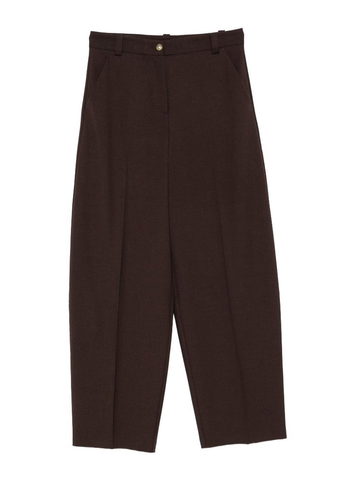 Pinko Pantalons Décontractés - Marron