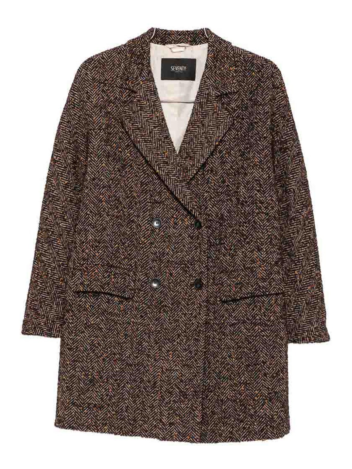 Seventy Manteau Court - Marron