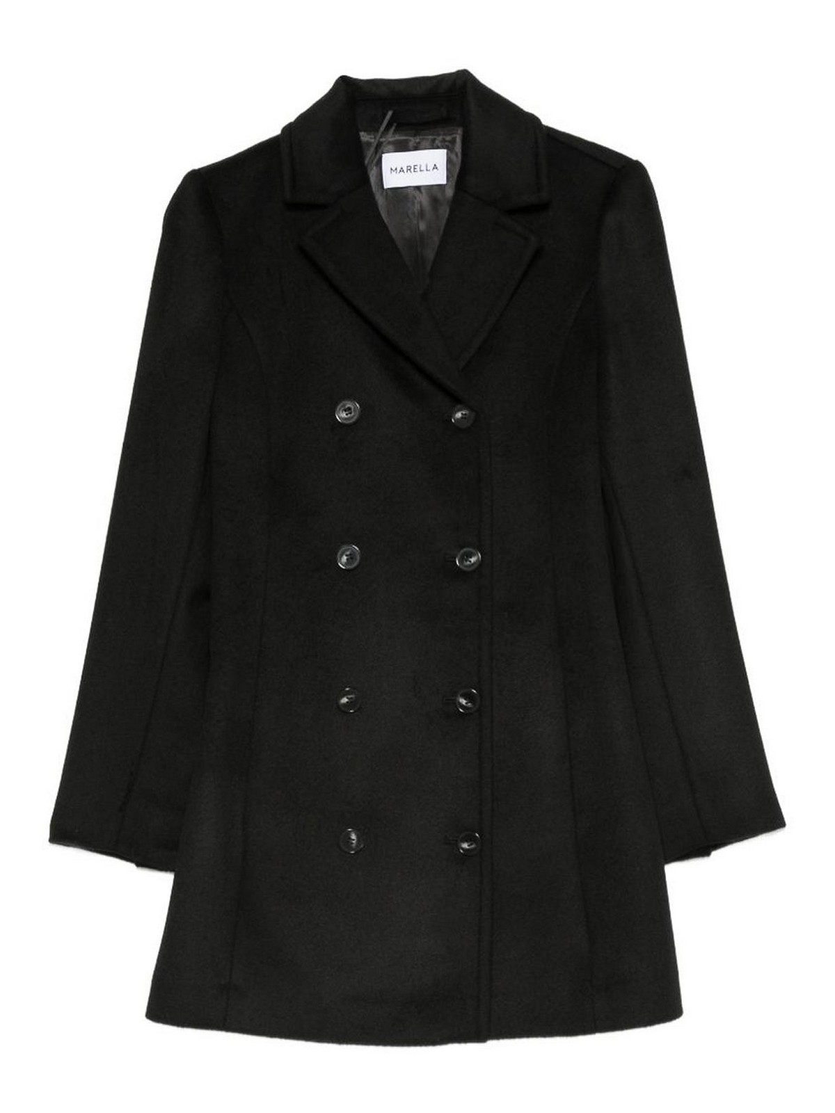 Marella Manteau Court - Noir