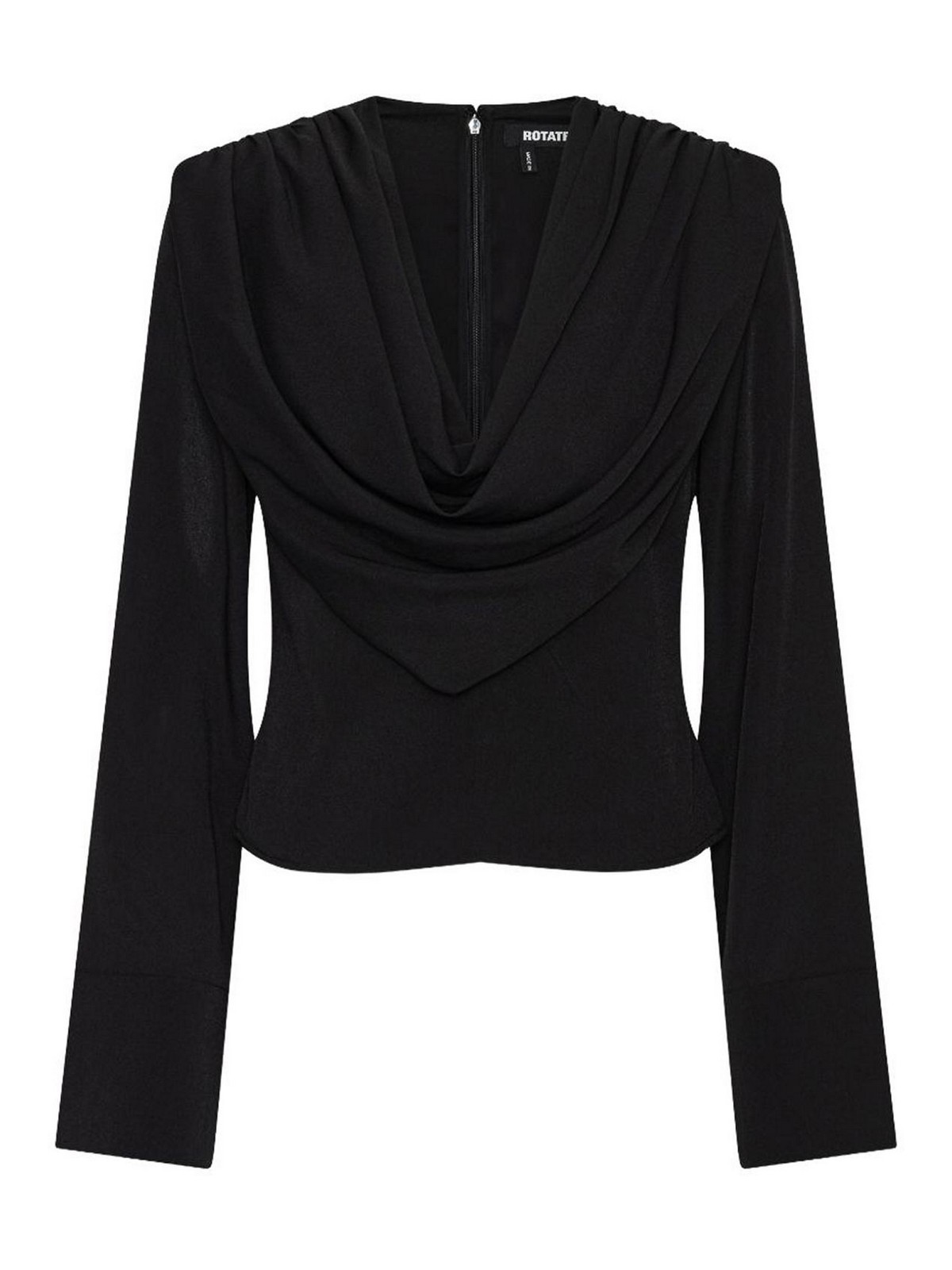 Rotate Birger Christensen Pull Col Rond - Noir