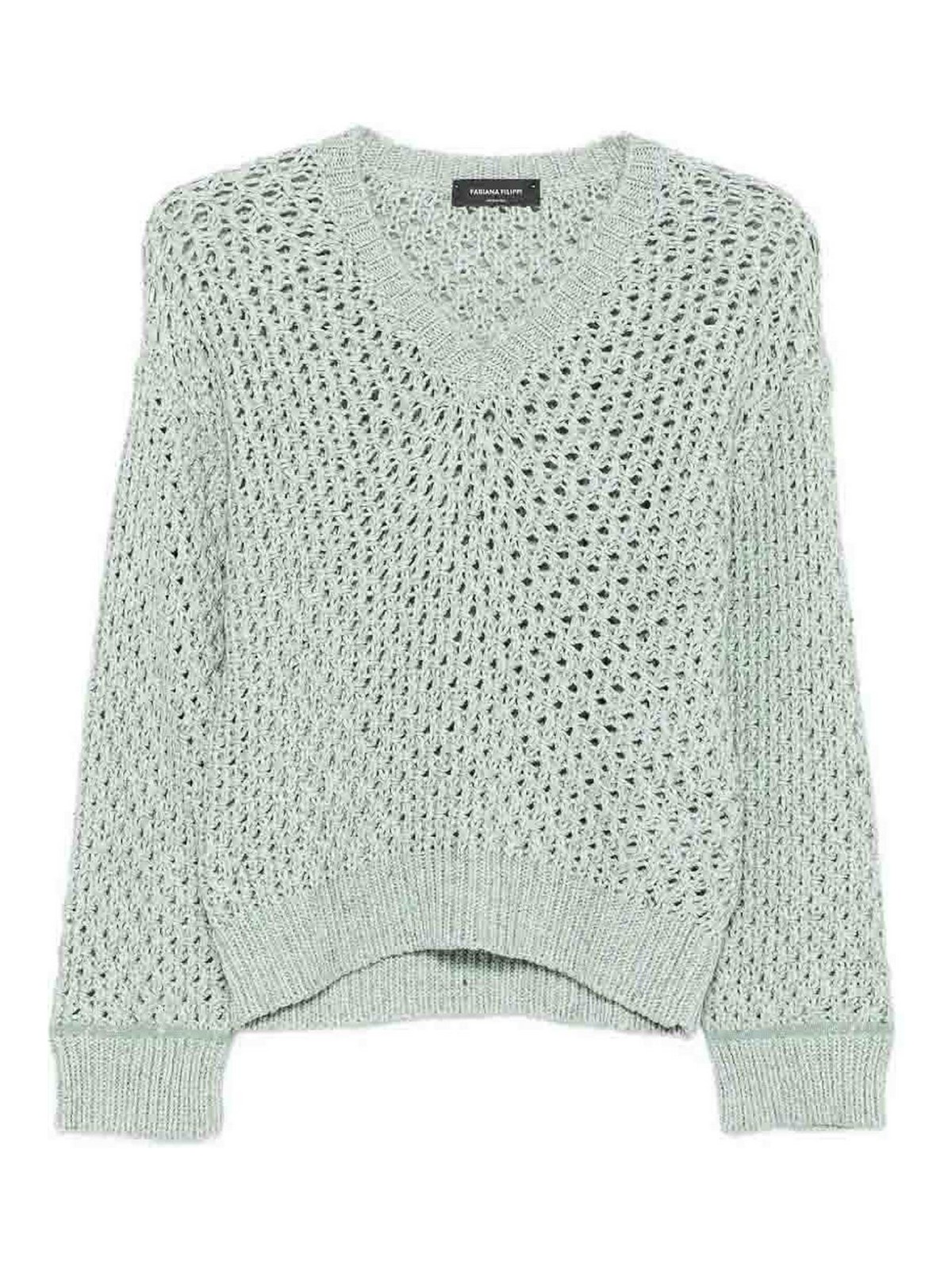 Fabiana Filippi Pull Col Rond - Vert