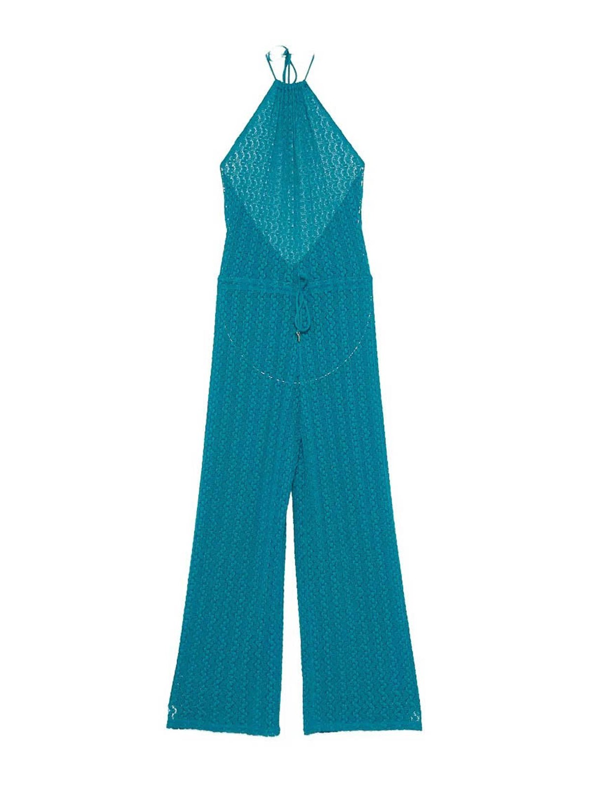Fisico Cristina Ferrari Lace Jumpsuit In Light Blue