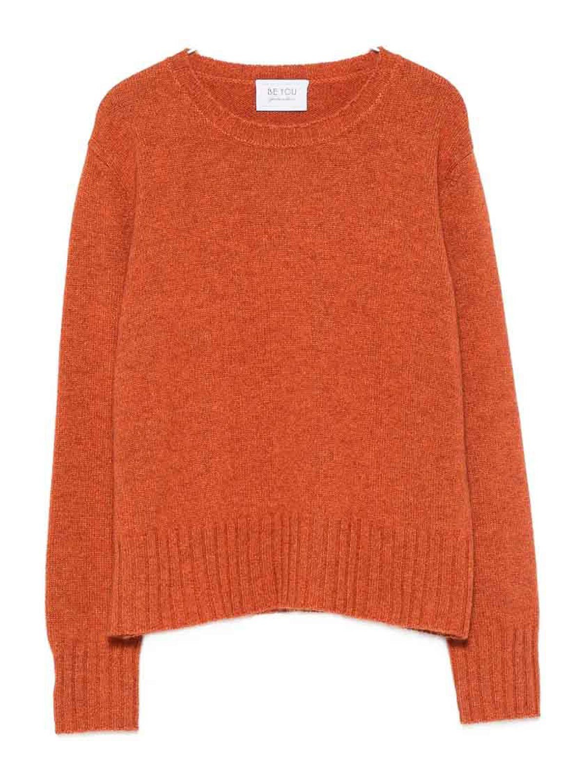 Be You Pull Col Rond - Orange