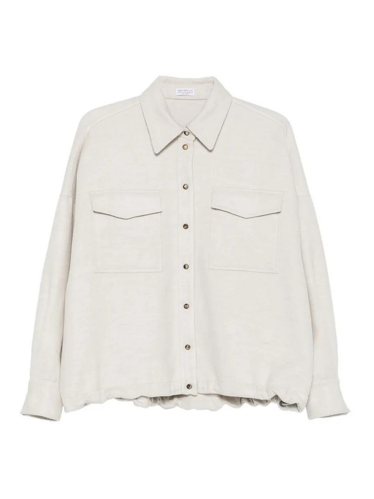 Brunello Cucinelli Wool Blouson In White