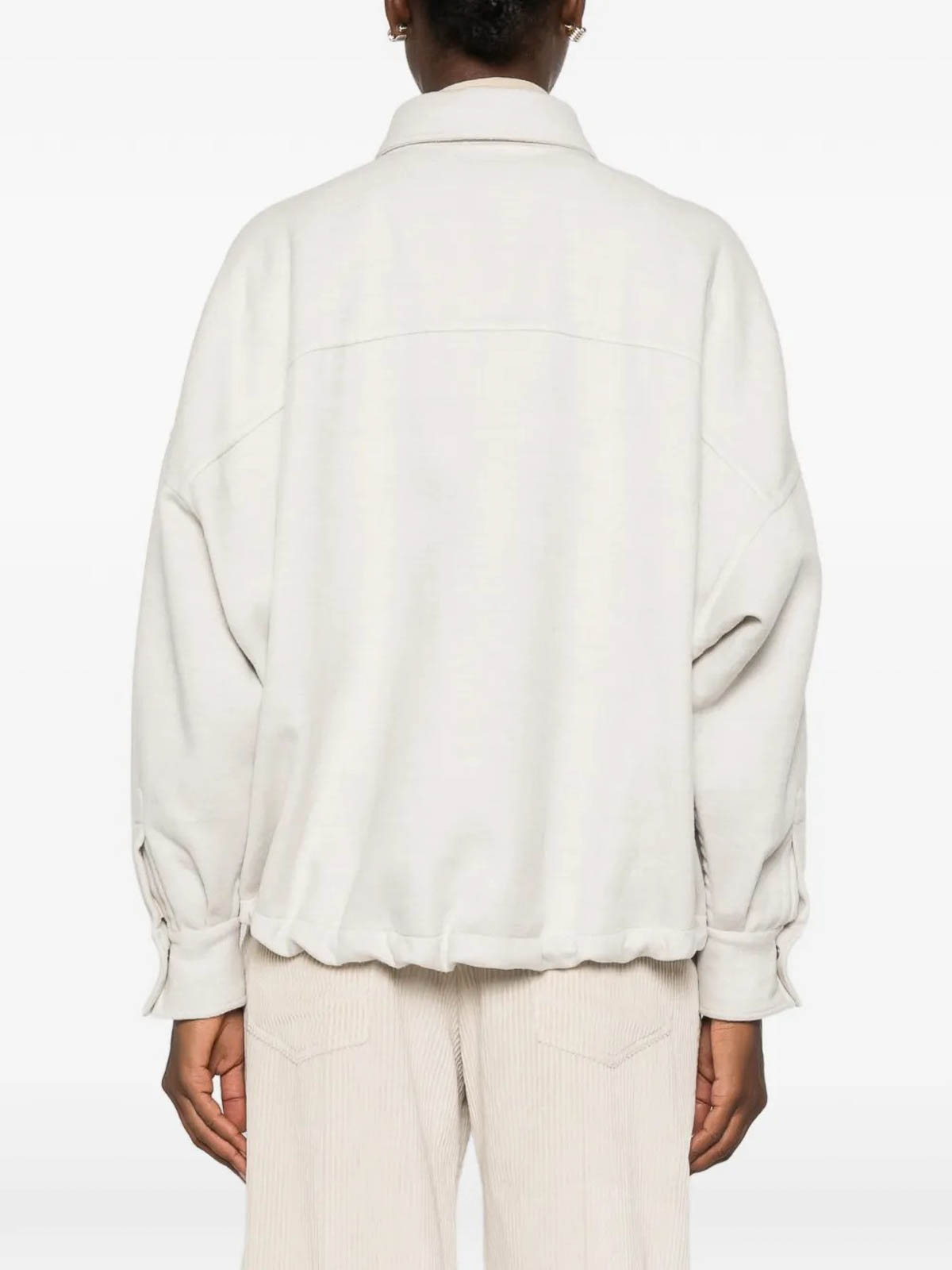 Brunello Cucinelli Wool Blouson In White
