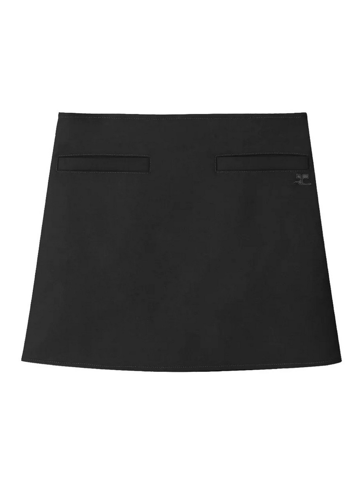 Courreges Mini Jupe - Noir