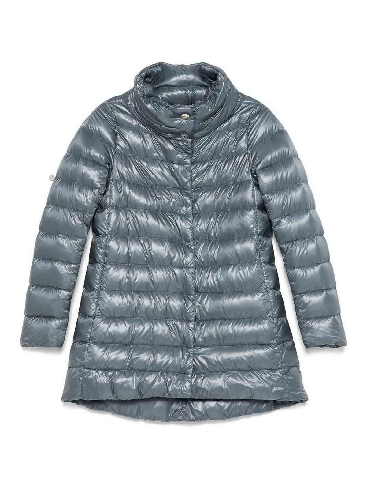 Herno Manteau Au Genou - Bleu Clair