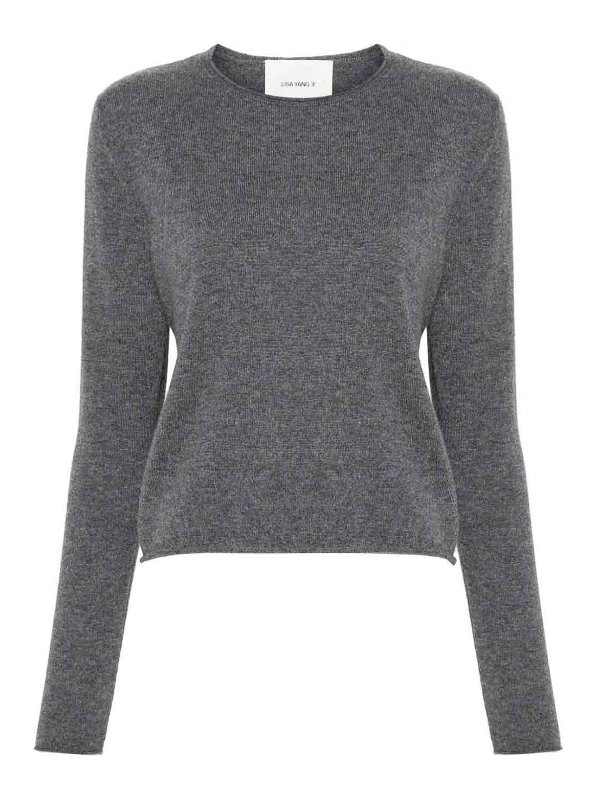 Lisa Yang Pull Col Rond - Gris