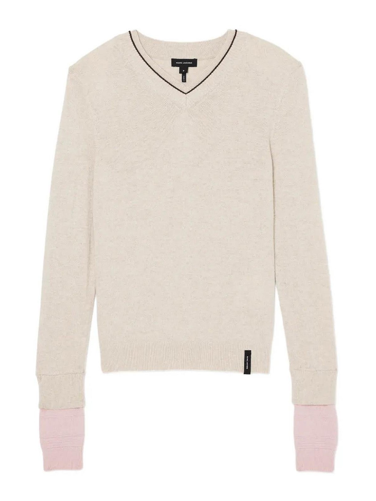 Marc Jacobs Pull Col Rond - Beige