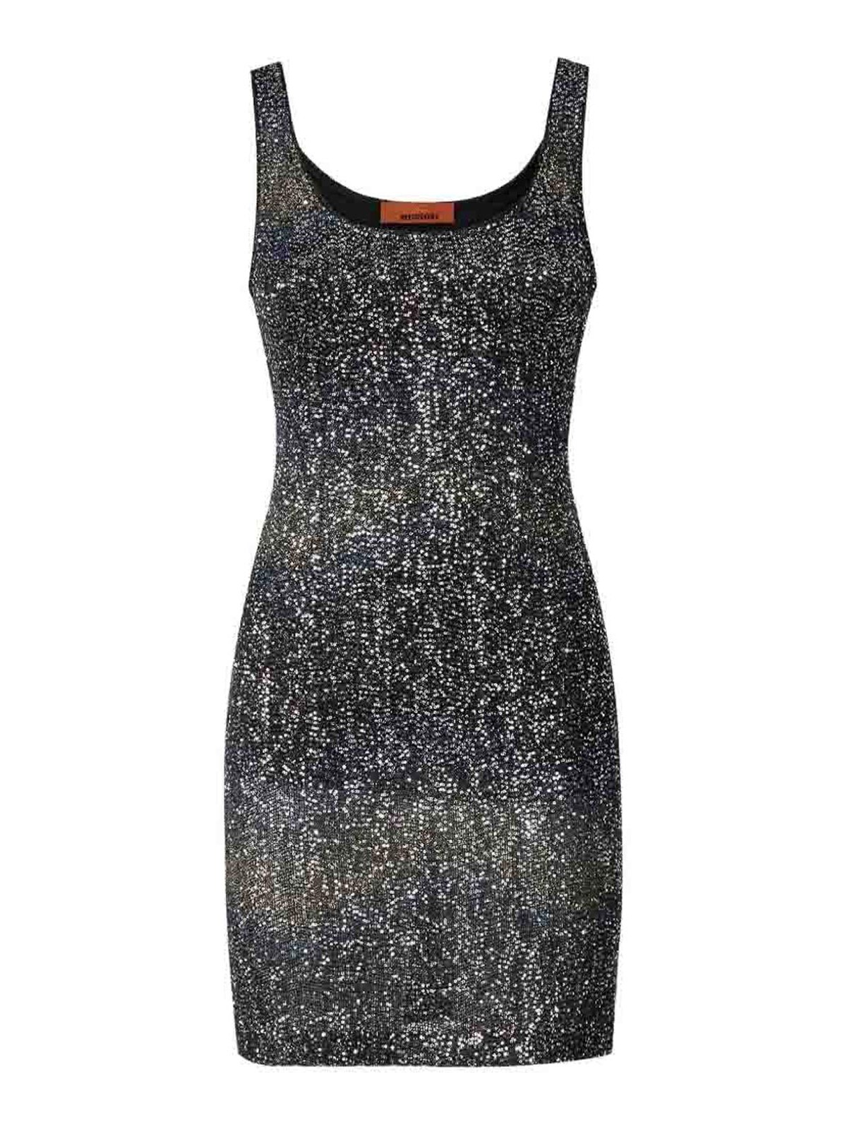 Missoni Embroidered Sequin Mini Dress In Blue