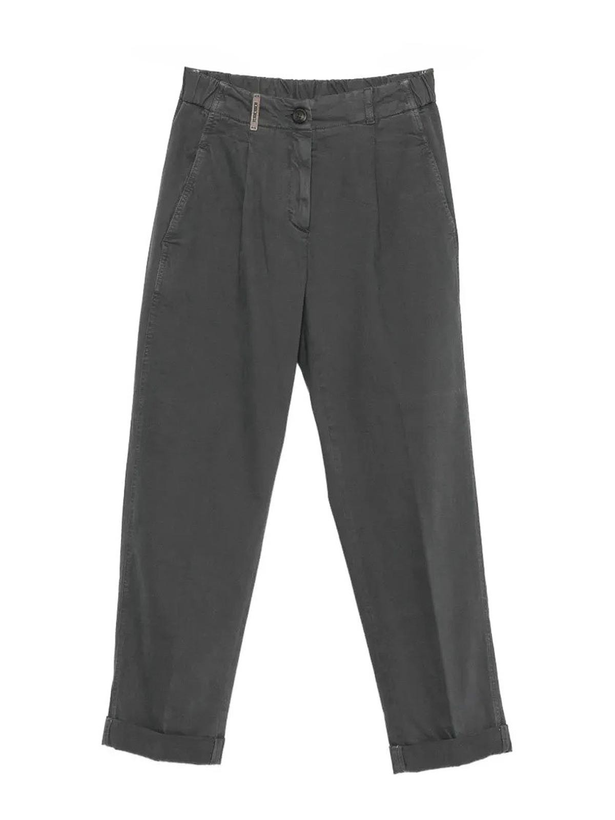 Peserico Pantalons Décontractés - Gris